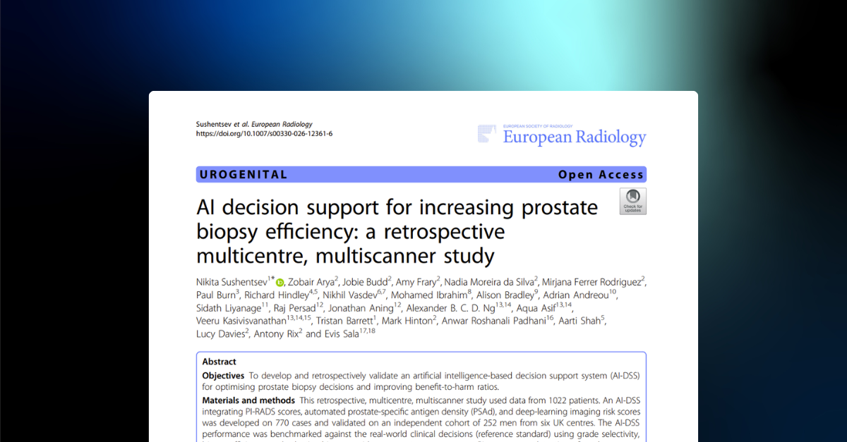 Lucida Medical's Prostate Intelligence helps identify cancer lesions